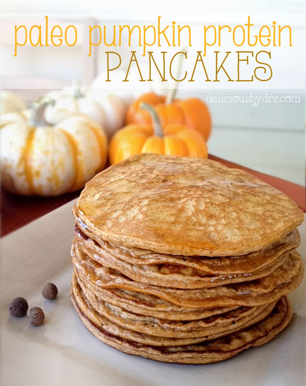 paleo pumpkin protein pancakes