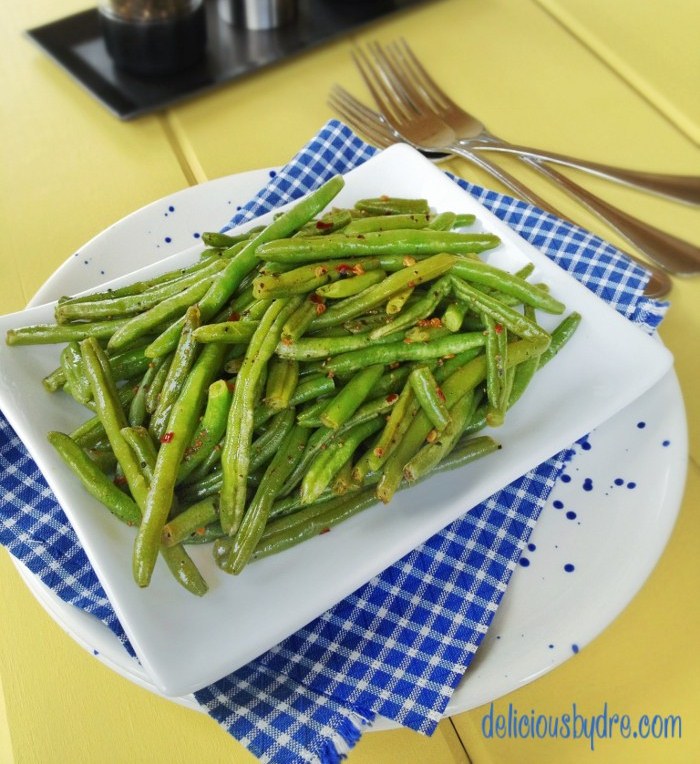 Caramelized Green Beans Easy Thanksgiving Recipe delicious by dre