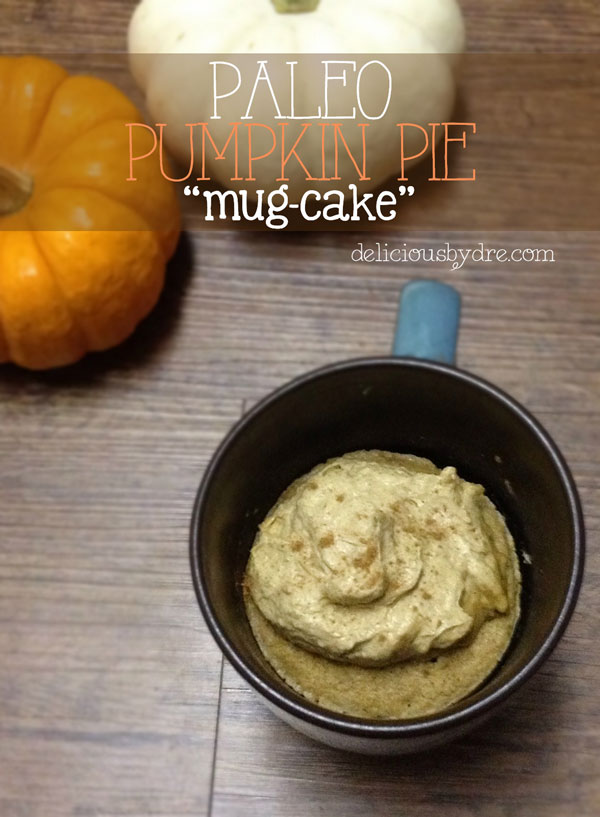 paleo pumpkin pie mug-cake