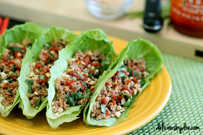 asian turkey lettuce wraps