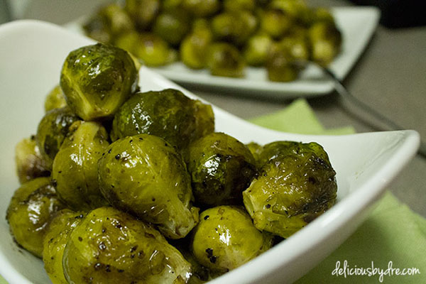 roasted balsamic brussel sprouts
