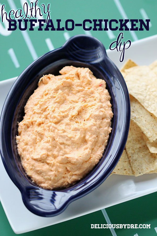 Healthy Buffalo Chicken Dip | delicious by dre