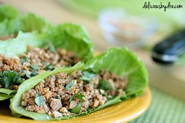 Healthy Asian Turkey Lettuce Wraps Delicious By Dre