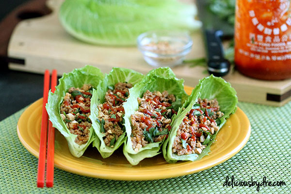 asian turkey lettuce wraps