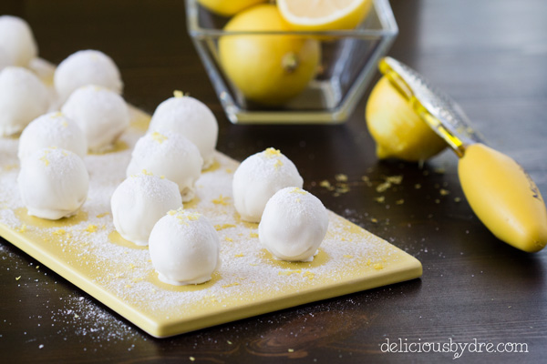 white chocolate lemon truffle recipe