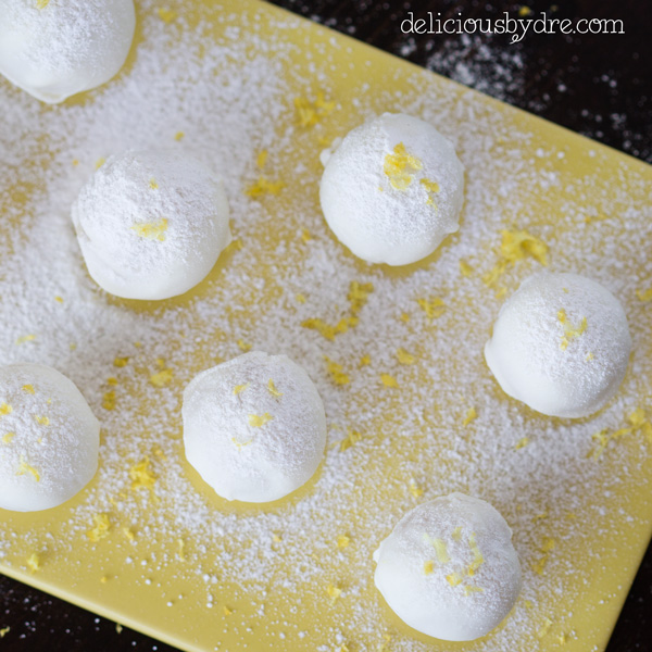 white chocolate lemon truffle recipe