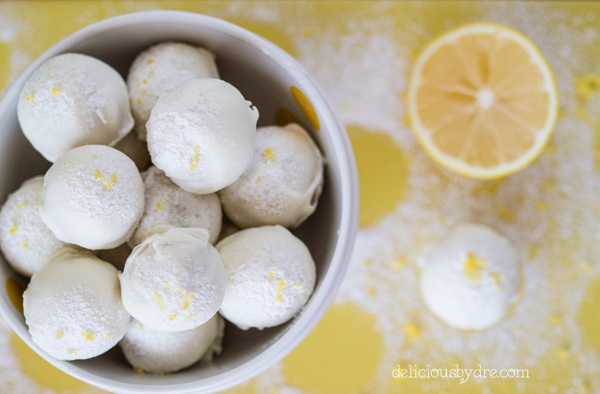 week 14: white chocolate lemon truffles