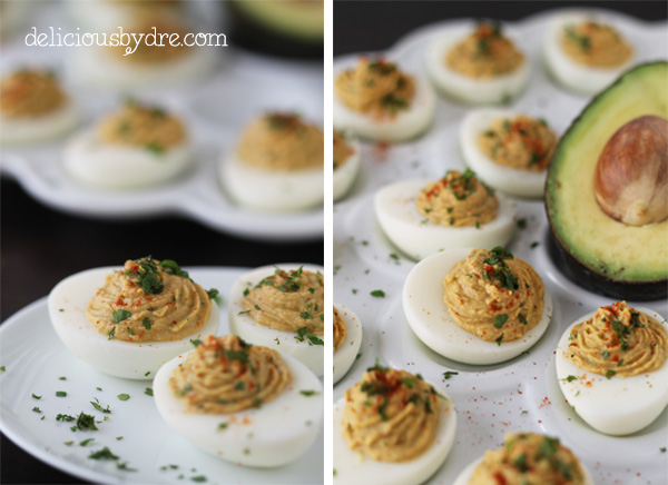 Avocado Deviled Eggs - Healthy Recipes Blog