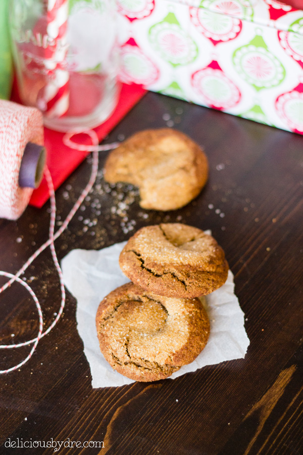 gingerdoodle cookies (gluten free & refined sugar free)