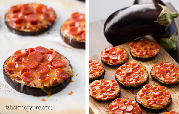 week 28: mini eggplant pizzas