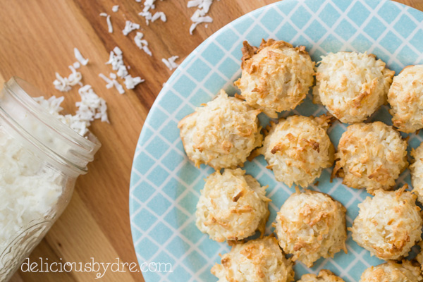 week 35: protein coconut macaroons