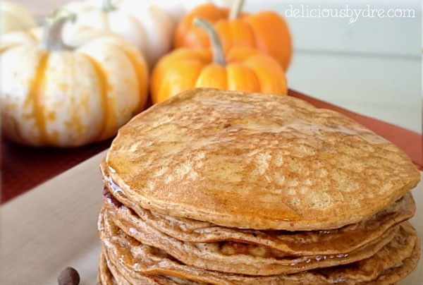 paleo pumpkin protein pancakes
