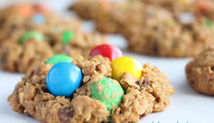 healthy(ish) monster cookies