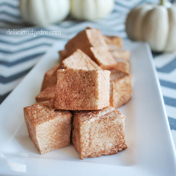 HomemadePumpkin Spice Marshmallows (Gluten-Free!) | delicious by dre